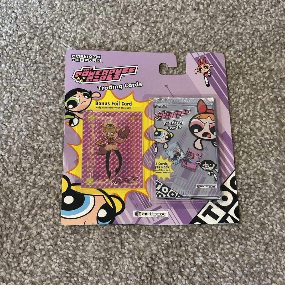 Powerpuff Girls Trading Cards Blister Pack w/ Promo Foil Artbox Cartoon Network